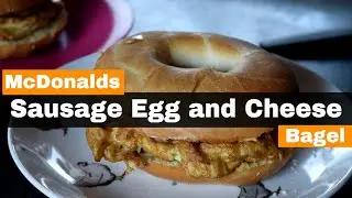 McDonald's Sausage Egg and Cheese Bagel Tutorial - Almost Perfect Recipe Tutorial