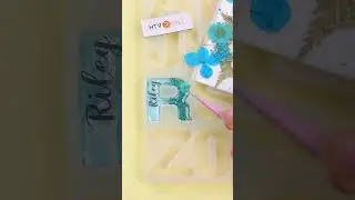 How to make a personalized Letter Keychain.#shorts