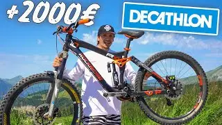 J'ai pimpé le Rockrider FR10 ! (Le VTTDH de DECATHLON)