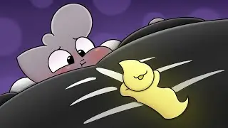 🍬 Big Wolfy and tiny ghost 👻