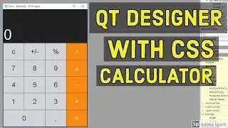 #4 Design calculator Form Qt and CSS