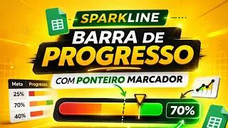 Progress Bar with Marker in Google Sheets! | SPARKLINE