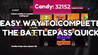 Easy way to complete the battlepass quick in Squid Game X (OVERPOWERED)