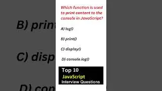 top 10 javascript interview questions | 