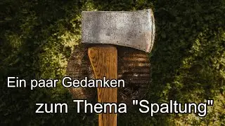 Ein paar Gedanken zum Thema 
