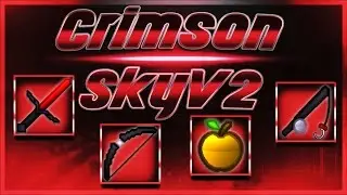 Minecraft: CrimsonSkyV2 PvP Texture Pack Review | 1.7/1.8/1.9 MC Resource Pack