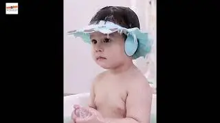 استحمام الطفل غطاء ناعم قابل للتعديل لغسل الشعر