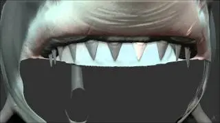 Great white shark Zbrush - Sculpting gums and teeth