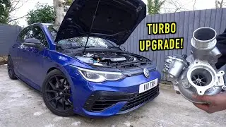 My VW MK8 GOLF R goes STAGE 3! (Hybrid Turbo)