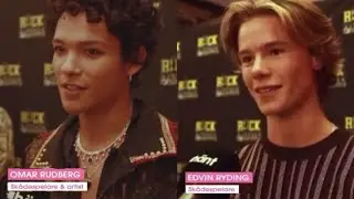 Omar Rudberg & Edvin Ryding interview at Rockbjörnen 2021 [English subs available]