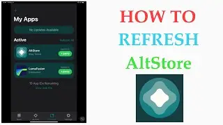 How to refresh AltStore