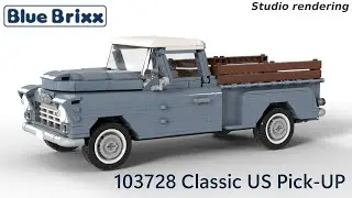 BlueBrixx Special 103728 Classic US Pick UP