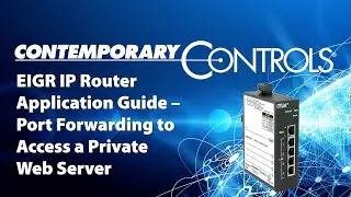 EIGR IP Router Application Guide – Port Forwarding to Access a Private Web Server