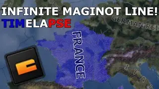 INFINITE MAGINOT LINE FOR FRANCE! | HOI4 Timelapse 