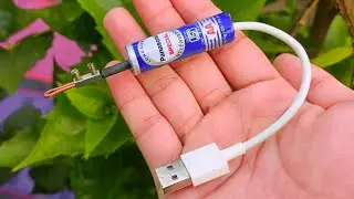 How to Make a Simple 1.5V Battery soldering iron at Home #youtube #foryou
