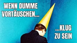 Wenn die Dummen vortäuschen, klug zu sein!