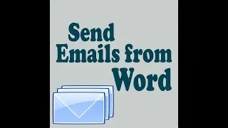 Send emails from Word
