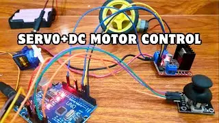 How to Control DC & Servo Motors Using Joystick | Arduino Tutorial