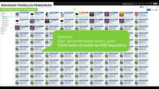 Cara Menghantar Laman Pembelajaran VLE Ke MOE Repository