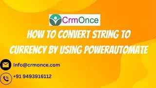 How to convert string to currency by using Power Automate.