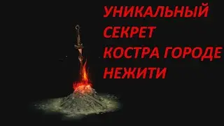 СЕКРЕТЫ DARK SOULS -   УНИКАЛЬНЫЙ КОСТЁР В ГОРОДЕ НЕЖИТИ
