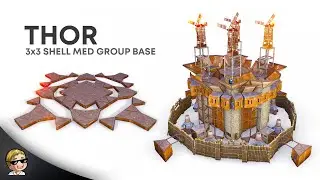 THOR | 3x3 SHELL | MED GROUP SIZE | Base Building 2022 | Rust