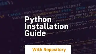 python installation guide