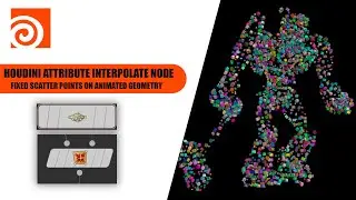 Houdini Attribute Interpolate node fixed scatter points on animated Geometry issue