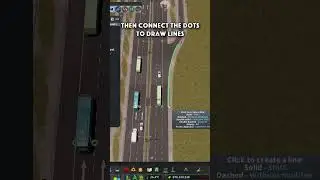 Road Markings In Cities Skylines 🚶🏻‍♂️ 