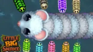 Little Big Snake 1 Broccoli Giant Worm vs Tiny Invasion Worms Epic Littlebigsnake.io Best Gameplay