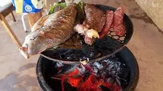 almoço simples na roça