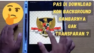 Trik download gambar background transparan