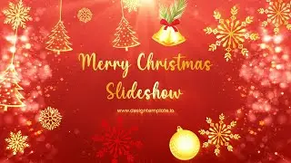 Merry Christmas Slideshow Motion Graphic Effects in After Effects