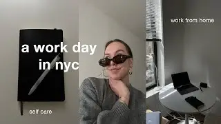 work day in my life in nyc as a marketing manager & content creator