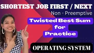 Solved Practice Sum of Shortest Job First (SJN) (SJF) | OS | CS | IT | Aishwarya Utale