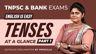 Target Bank Exams | IBPS/RBI/SBI/RRB 2024 | English is Easy | (All 12 Tenses in 1 Video)| Priscilla