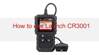 How to use BASIC code reader  —— Launch CR3001