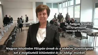 Dr. Fadgyas Erzsébet kapta a Somogy vármegye védelméért emlékplakettet