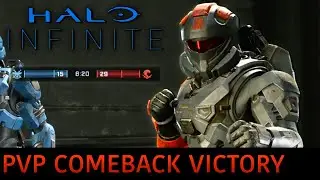 Halo Infinite PVP Gameplay  - Comeback Victory