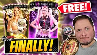 IT FINALLY HAPPENED! How to Get ALEXA BLISS & CHARLOTTE Cards FREE in WWE SuperCard!