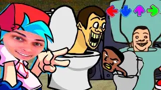 SKIBIDI TOILET NEW SONGS ! - Friday Night Funkin' VS Skibidi Toilet | Skibidi Invasion [DEMO]