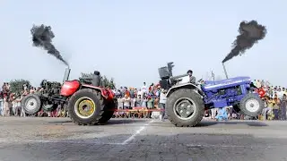 arjun 605 di vs farmtrac 6060 , tractor tochan , tractor pull