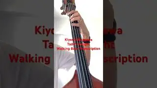 日本が世界に誇るベーシストのウォーキングベース 北川潔 Tadd's Delight(Walking Bass Transcription) #bass #music #jazz
