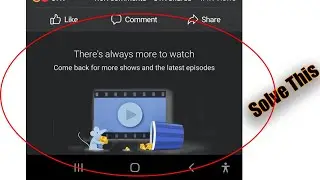 ✅Fix Facebook There is Always More to Watch Problem Solved