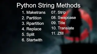 20 - Python String Methods - 03