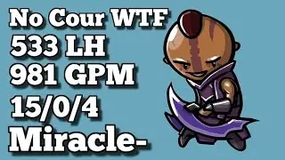 Dota 2 - Miracle Anti Mage 533 LH 981 GPM - Dota 2 Leaderboards 2016 1080p60fps