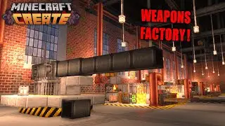 Casting ARTILLERY CANNONS In Minecraft Create Mod