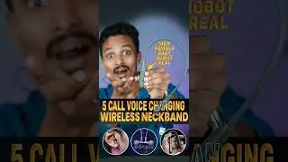5 Type Calling Voice Changer Wireless Neckband 🤯