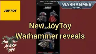 JoyToy Warhammer 40k Ultramarines Honor Guard reveals!