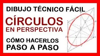 COMO HACER UN CÍRCULO 👉 en perspectiva Isométrica 🤓 PASO A PASO